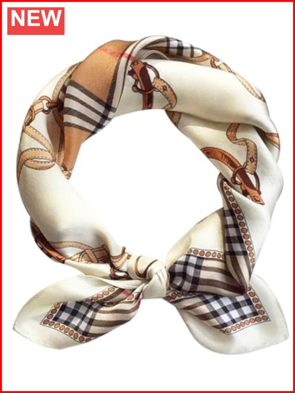 Satin Bandana Head Scarf Lightweight Hair Wrap Neck Scarf